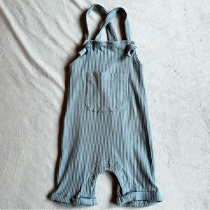NEW! | Yunersea Baby Basic Plain Light Blue Pocket Bib Cotton Overalls